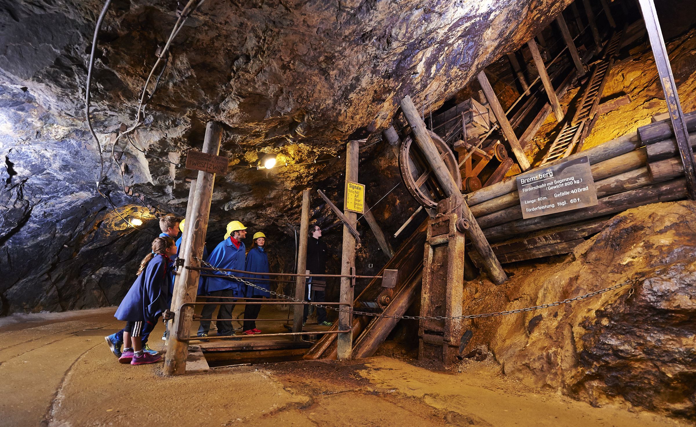 Führung im Besucherbergwerk Silberberg