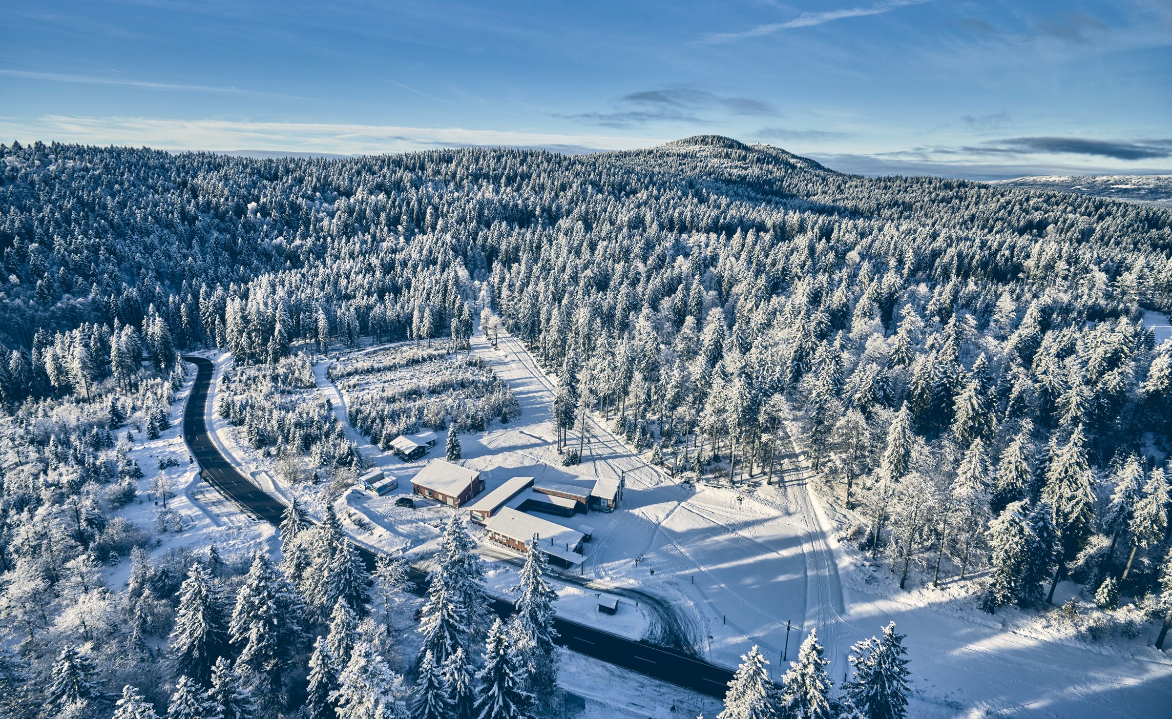 Langlaufzentrum Bretterschachten von oben